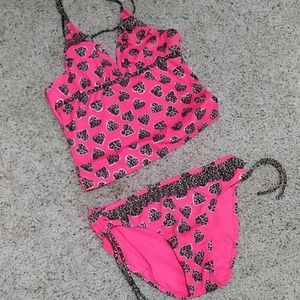 EUC girls sz 16 Justice tankini